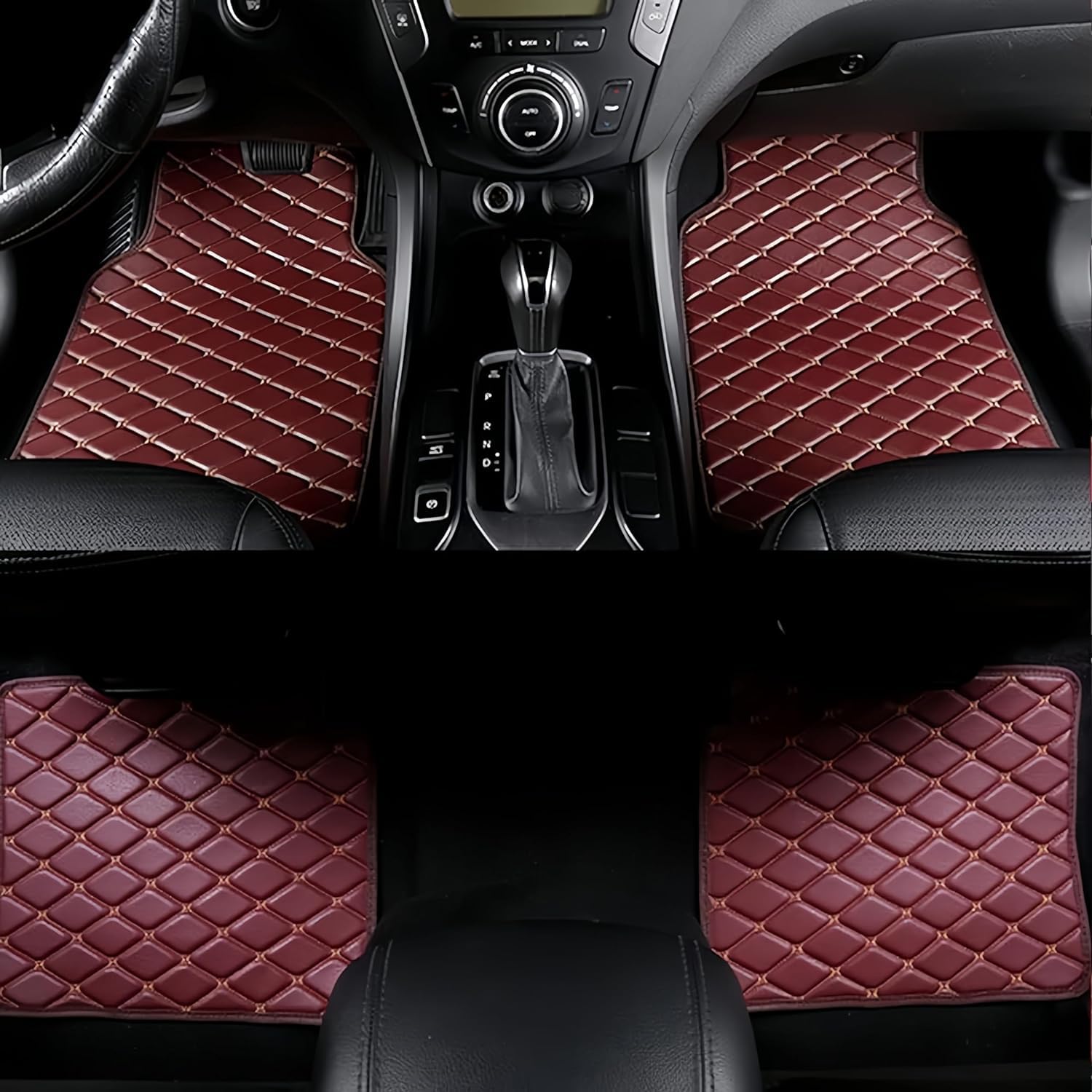 Auto-Fußmatten, rutschfeste Fußmatten für HYUND Sonata 2020, Matte Auto Allwetter-Fußmatten Auto Schutz gegen Schmutz. von JIAQINF
