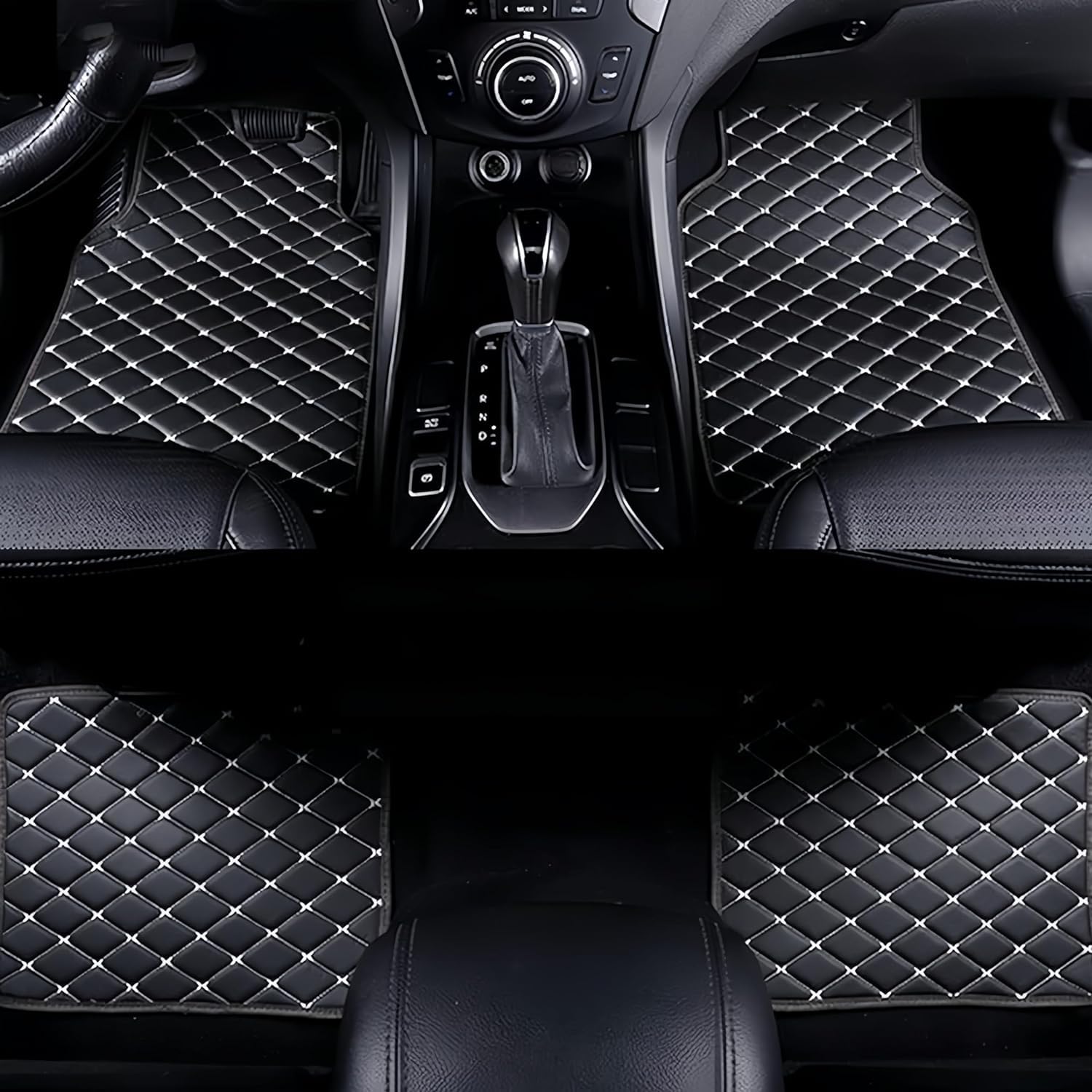 Auto-Fußmatten, rutschfeste Fußmatten für HYUND Sonata 2020, Matte Auto Allwetter-Fußmatten Auto Schutz gegen Schmutz. von JIAQINF