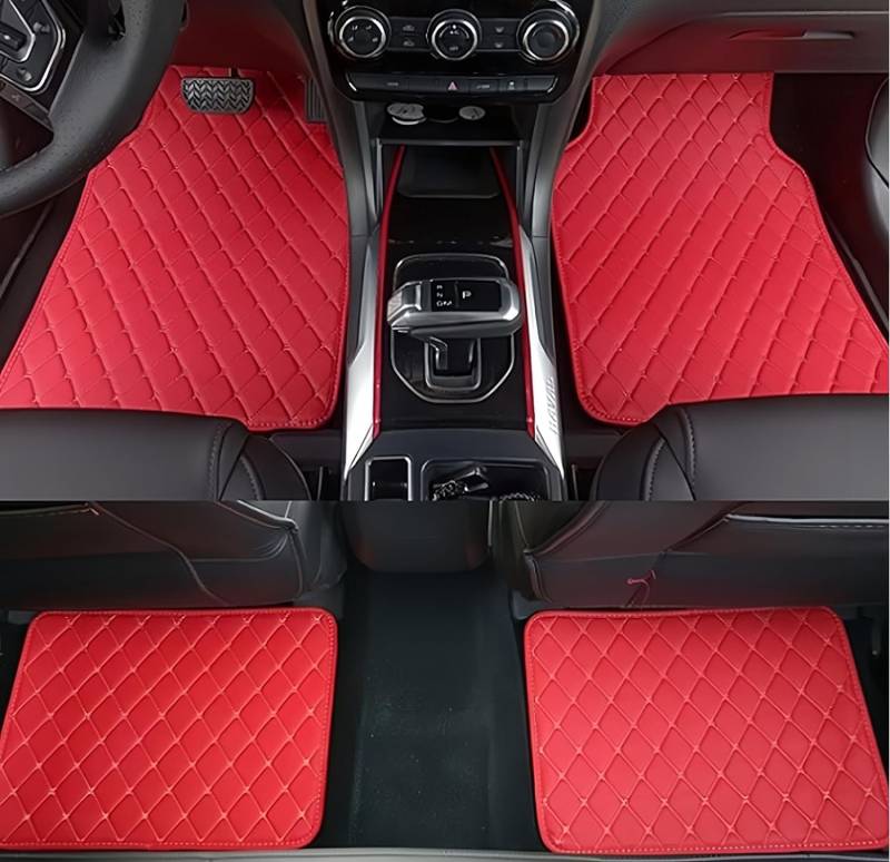 Auto-Fußmatten, rutschfeste Fußmatten für Mitsubishi Pajero Sport 2011-2015, Matte Auto Allwetter-Fußmatten Auto Schutz gegen Schmutz. von JIAQINF