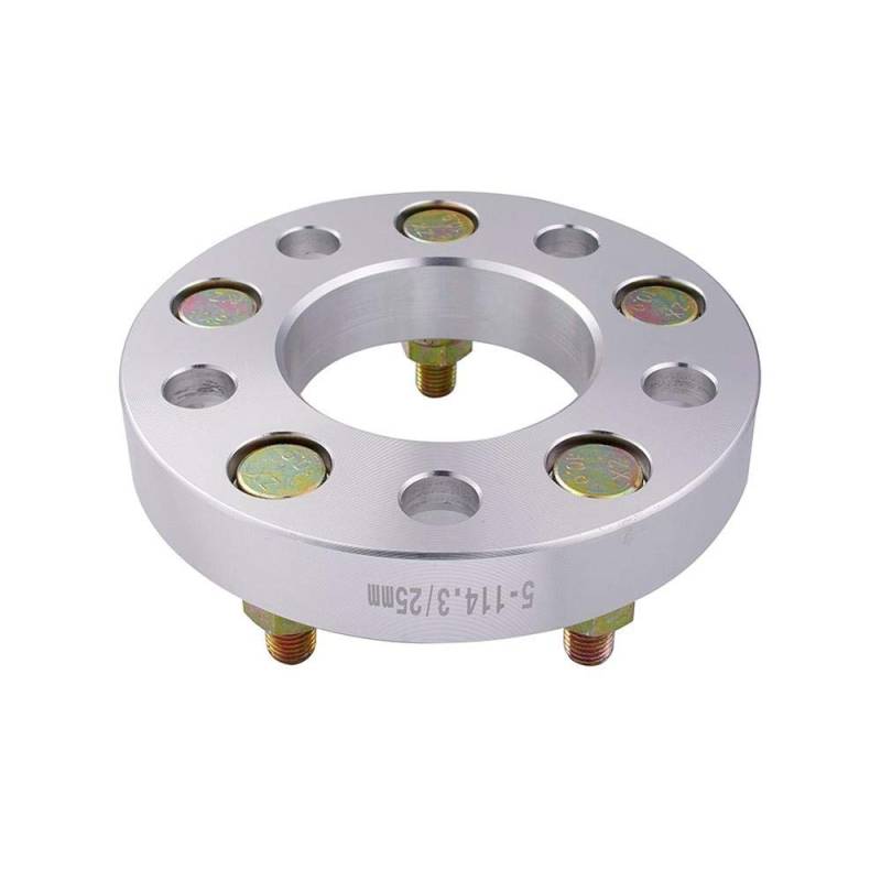 Auto-Rad-Distanzscheiben, 4 stücke Auto Rad Spacer Adapter PCD 5x114.3 M12x1.5 73mm Mitte Bohrung Hub Centric 5 Nase von JIASENSM