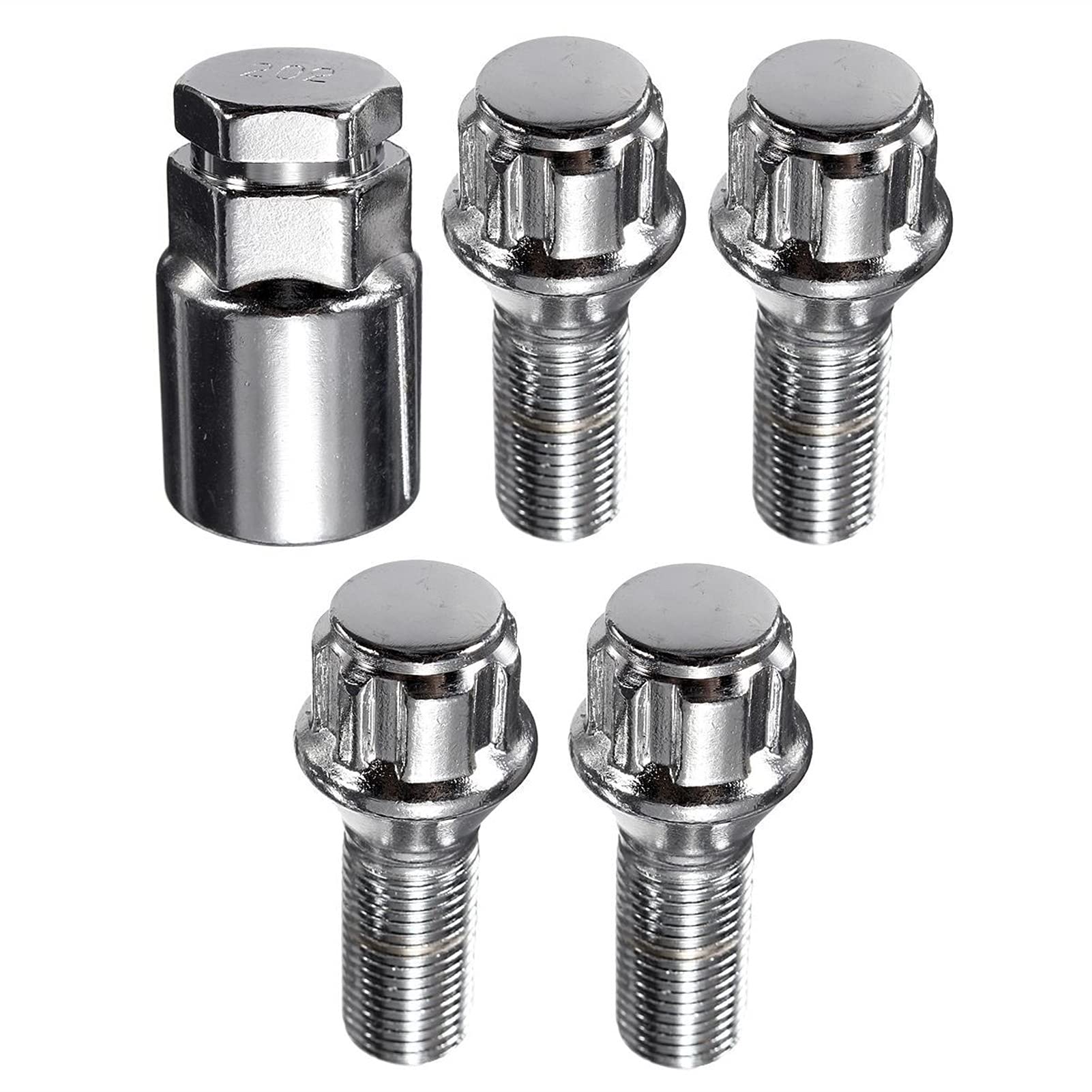 Radschrauben Radbolzen, 5pcs / Set Legierungs-Rad-Lock-Bolzen Verriegelungssicherheits-Nase-Nüsse von JIASENSM