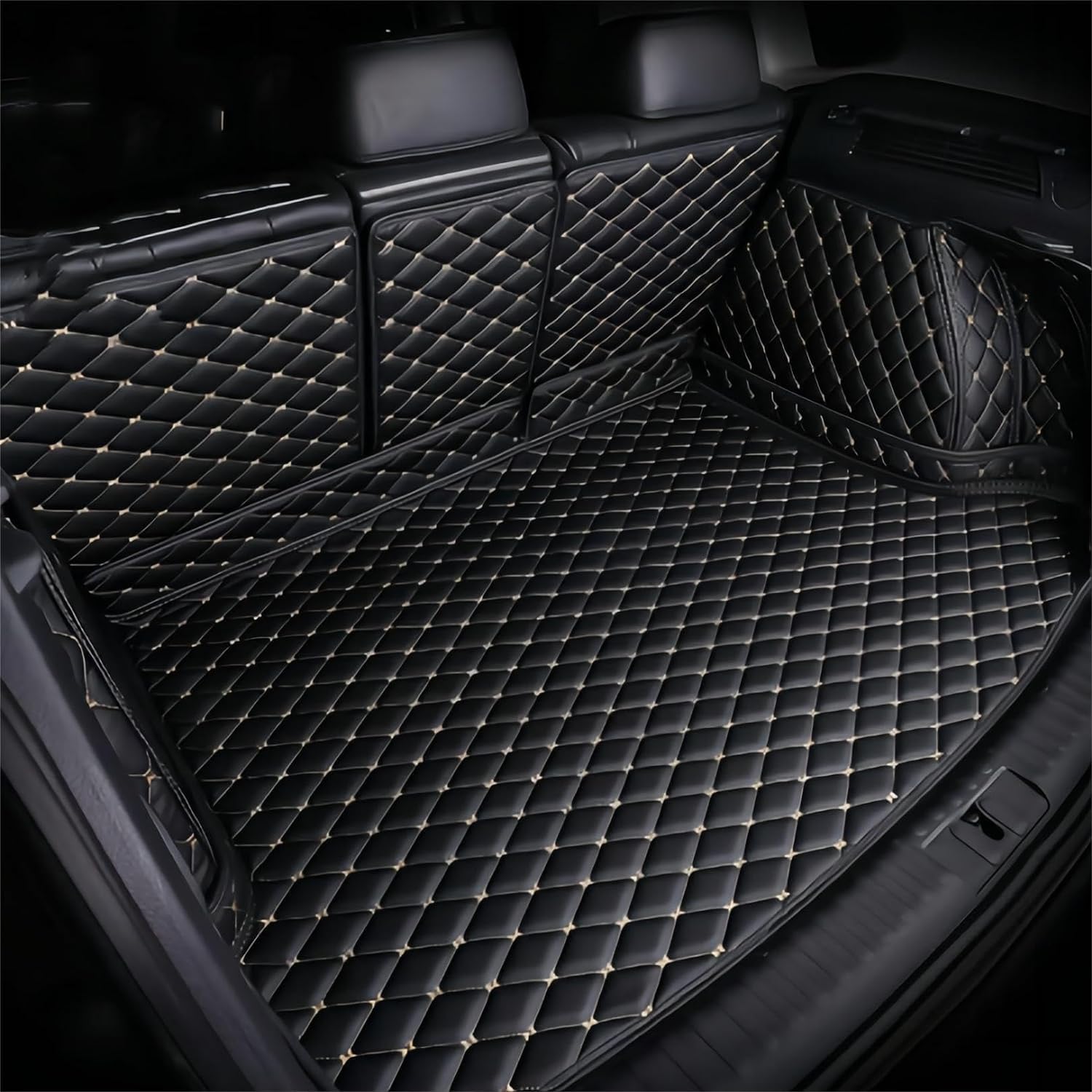 Auto All Inclusive Kofferraummatten, für Captiva 5-seats 2014-2017 Kratzfeste Kofferraum Schutzmatten Zubehör von JIAXILI