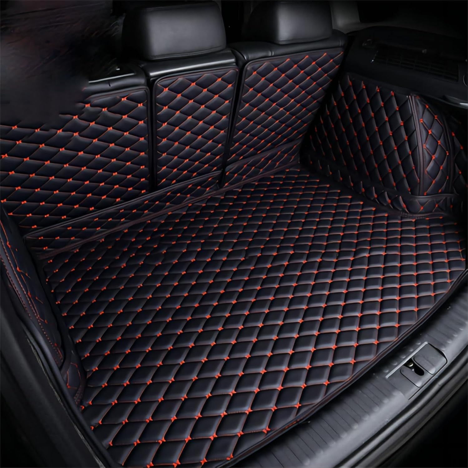 Auto All Inclusive Kofferraummatten, für Mitsubishi Outlander 2016-2018 Kratzfeste Kofferraum Schutzmatten Zubehör von JIAXILI