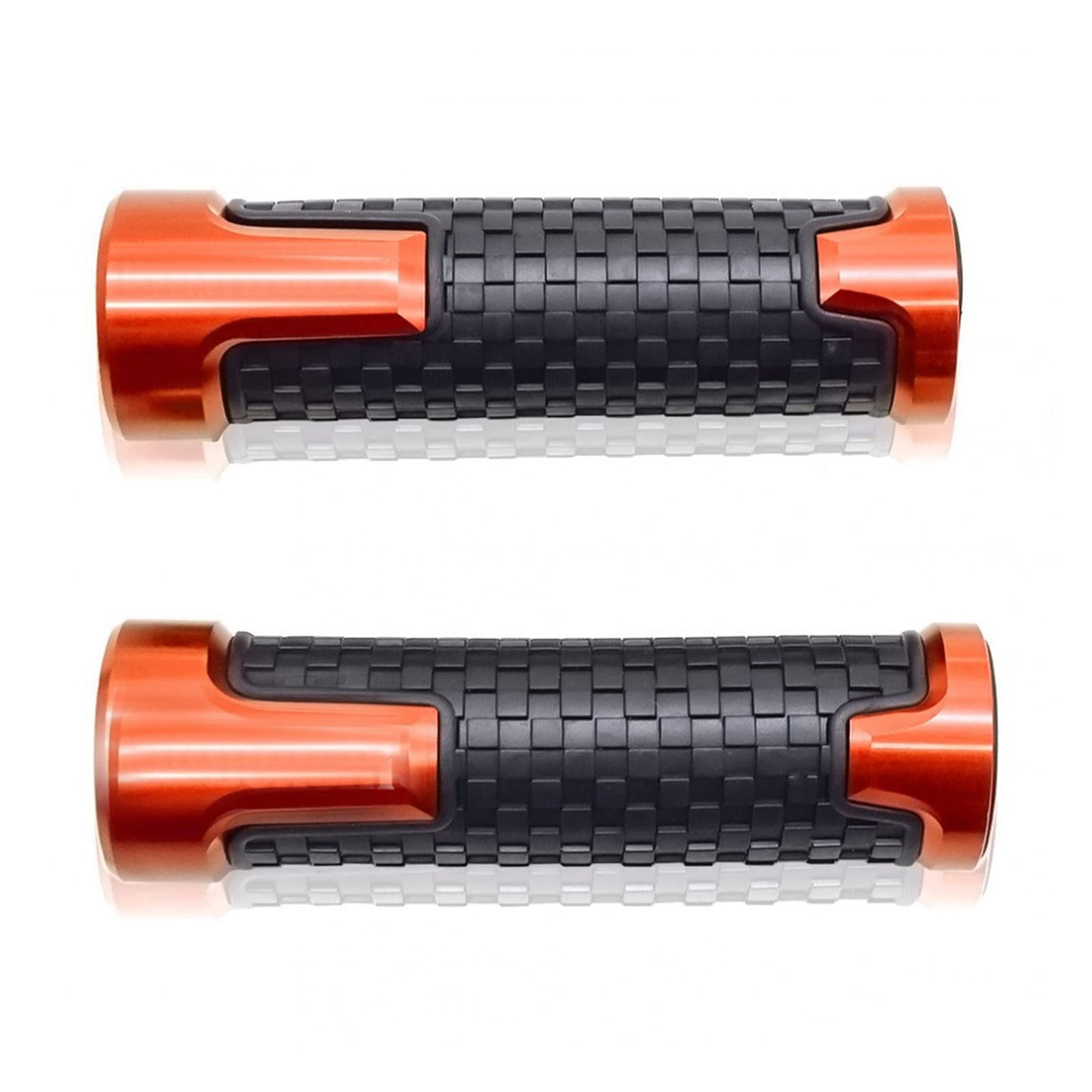 JIBULINS Anti Rutsch Griffe 7/8 "22mm Motorrad-Lenkergriff Griffleiste Replacement for Hon Da Hornet 600 250 900 Hornet CB600F CB400 CB599 CB600 Das Ganze Jahr Universell.(Orange) von JIBULINS