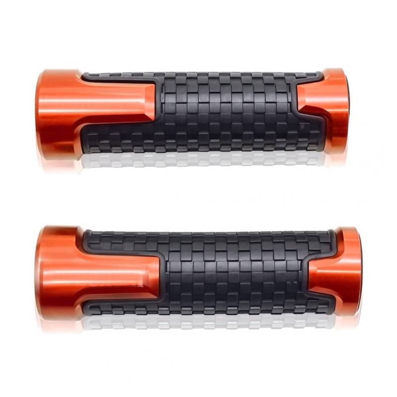 JIBULINS Anti Rutsch Griffe 7/8 "22mm Motorrad-Lenkergriff Griffleiste Replacement for Hon Da Hornet 600 250 900 Hornet CB600F CB400 CB599 CB600 Das Ganze Jahr Universell.(Orange) von JIBULINS