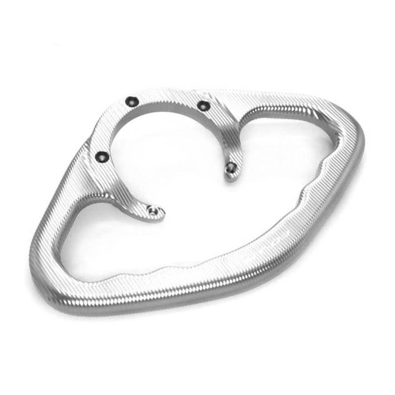 JIBULINS Tank Haltegriff Motorrad Passagier Handgriffe Hand Grip Tank Grab Bar Griff for Ya*ma&ha MT-03 MT03 03 2015 2017 2018 CNC Zubehör(Silver) von JIBULINS