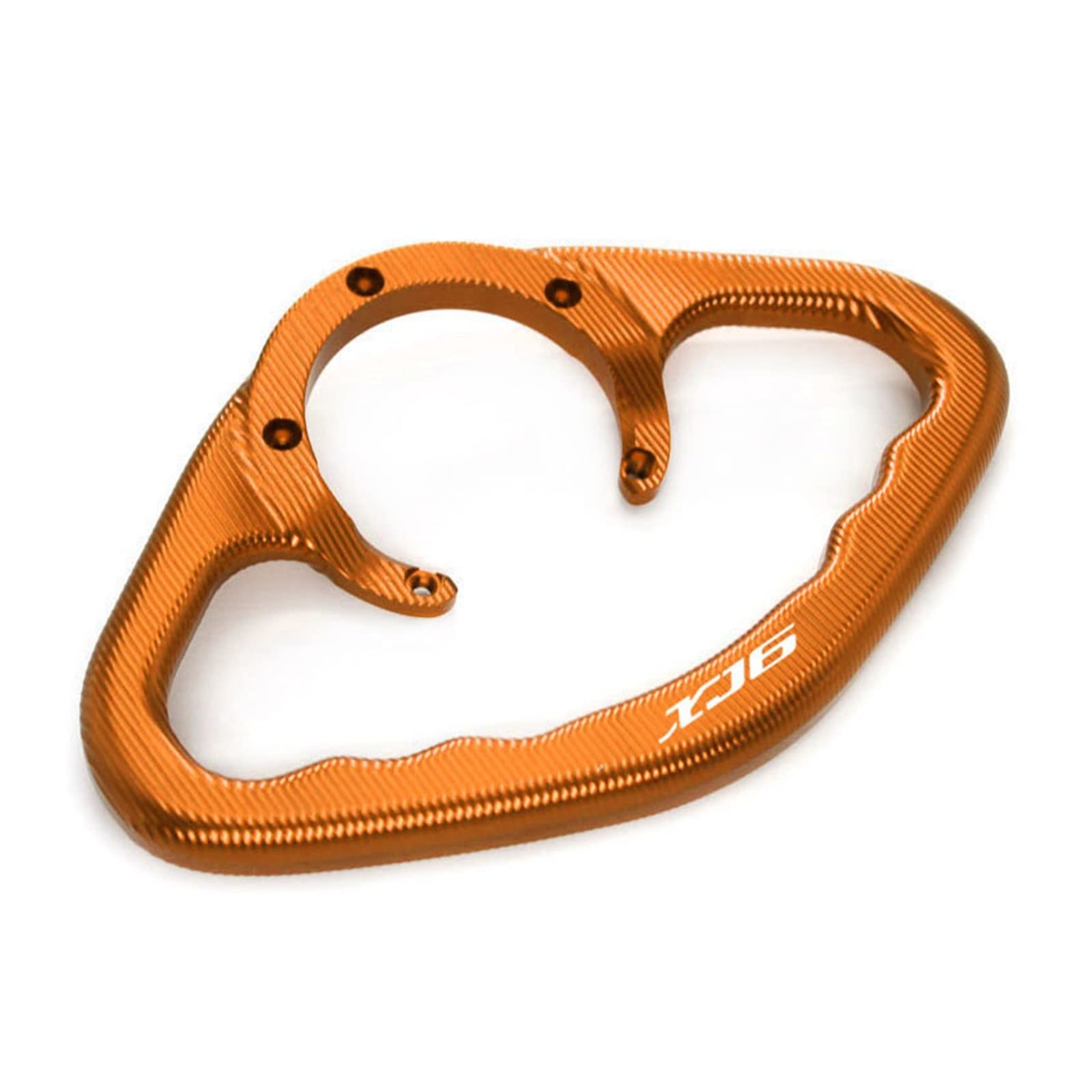 JIBULINS Tank Haltegriff for Ya*ma&ha XJ6 2009 2010 2011 2012 2013 2014 CNC Motorrad Beifahrer Handgriffe Tank Grab Bar Griffe Armres(Orange) von JIBULINS