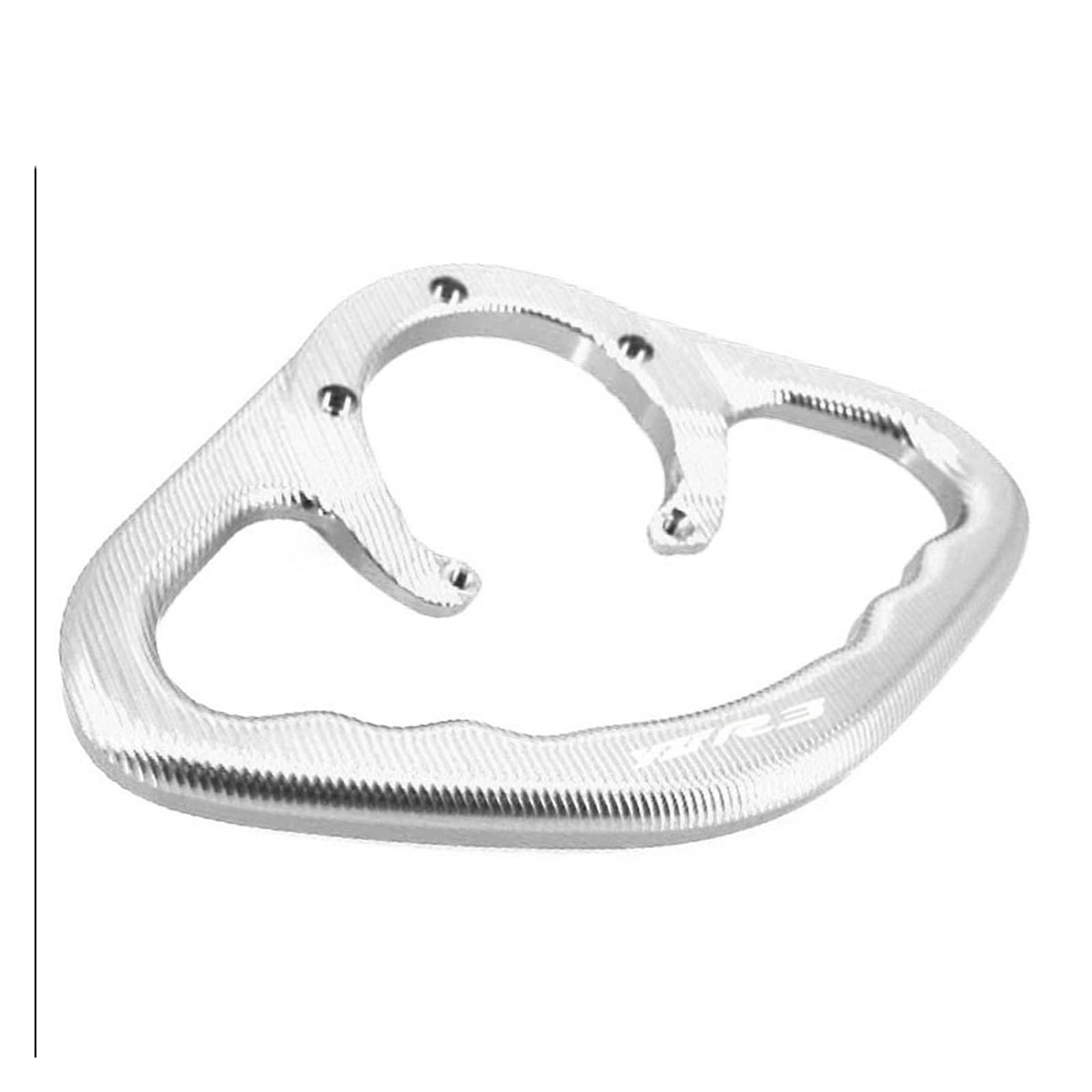 JIBULINS Tank Haltegriff Motorrad CNC Passagier Handgriffe Handgriff Tank Grab Bar Griffe Armlehne for Ya*ma&ha YZF-R1 YZF-R3 YZFR1 YZFR3 YZF R1 R3(Silver 3) von JIBULINS