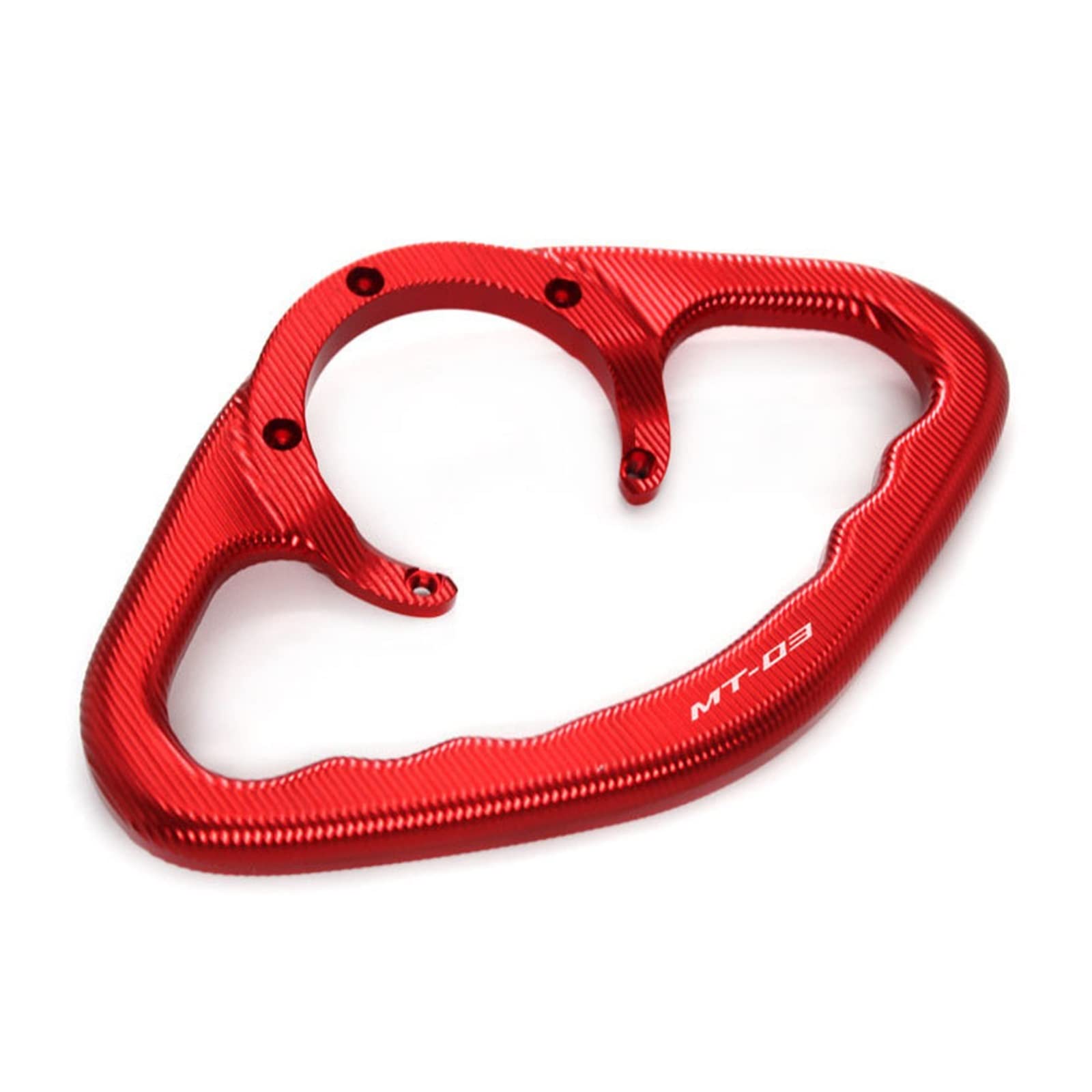 Tank Haltegriff Motorrad Passagier Handgriffe Hand Grip Tank Grab Bar Griff for Ya*ma&ha MT-03 MT03 03 2015 2017 2018 CNC Zubehör(Rosso) von JIBULINS