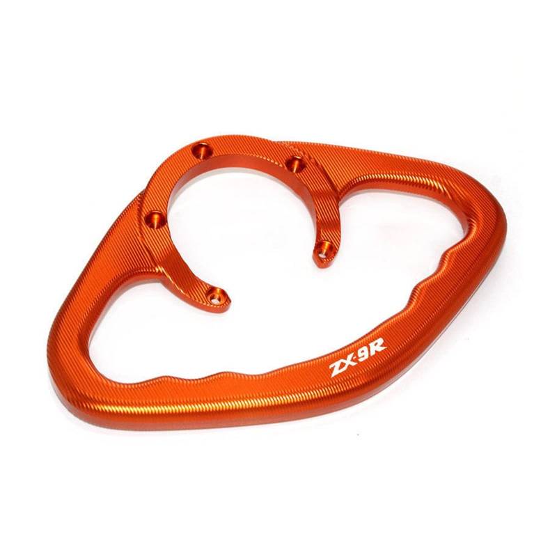 Tank Haltegriff Motorrad Zubehör CNC Beifahrer Handgriffe Handgriff Tank Grab Bar Griffe Armlehne Schwarz for Ka*wasa&ki ZX-9R ZX9R 2000-2003(Orange) von JIBULINS