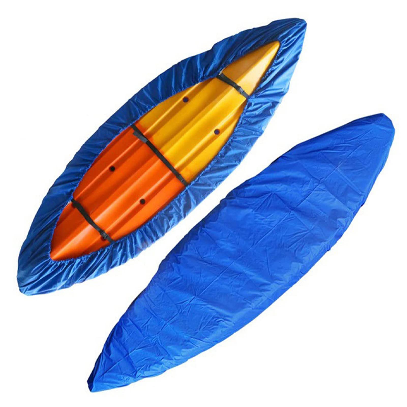 JIEXUHDE Universal Kajak Abdeckung, Abdeckung für Boote Wasserdicht und UV-beständig Staubschutzschild für Kanu-Boot Fischerboot Kajak Kanu Paddelbrett(Size:6.0m/19.6ft,Color:Blau) von JIEXUHDE