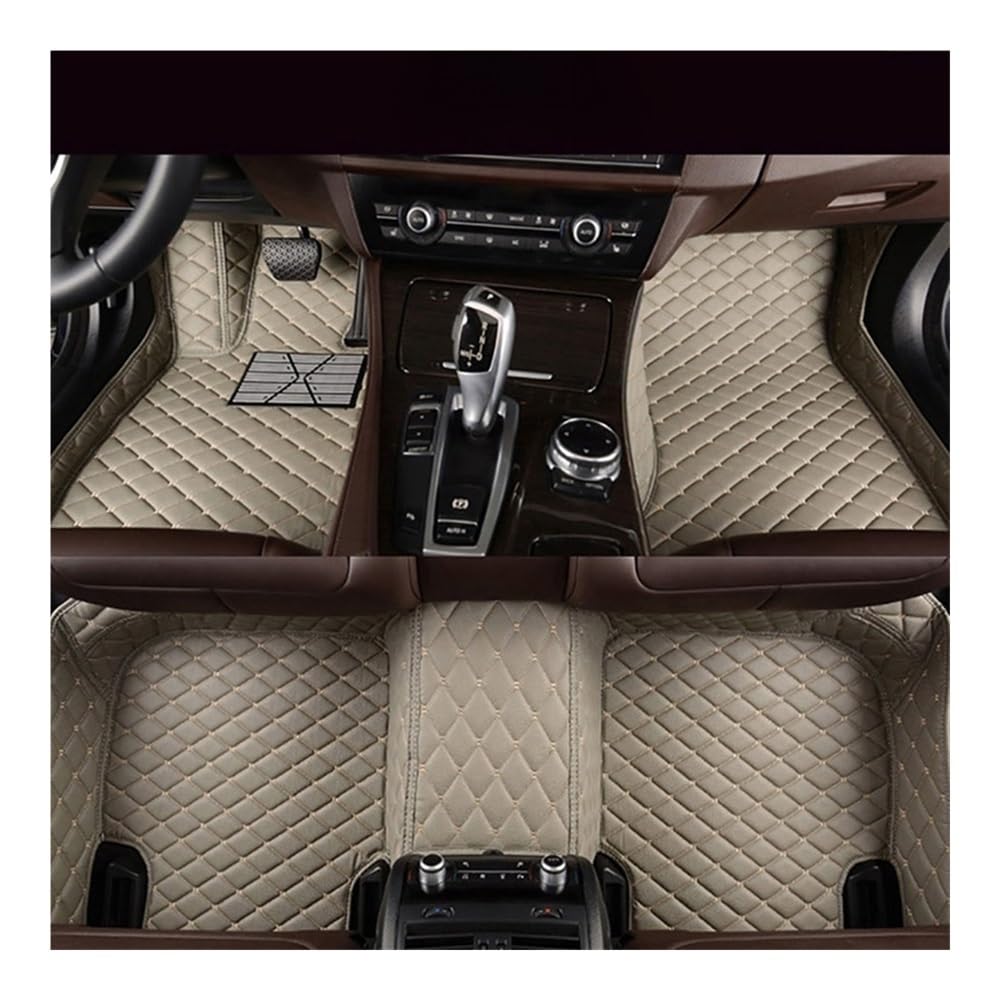 Allwetter fußmatten Auto Für Für S8 2007 2008 2009 Full Surround Custom Car Bodenmatte Auto Innenraum Autoteile Auto Matten Set Automatten-Set(Gray) von JIIYP