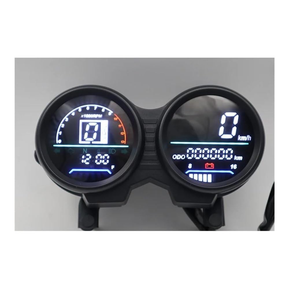 JIIYP Ganganzeige Für Bajaj Für CT100 Tachometer Motorrad Digitaler Geschwindigkeitsmesser Einstellbares Armaturenbrett von JIIYP