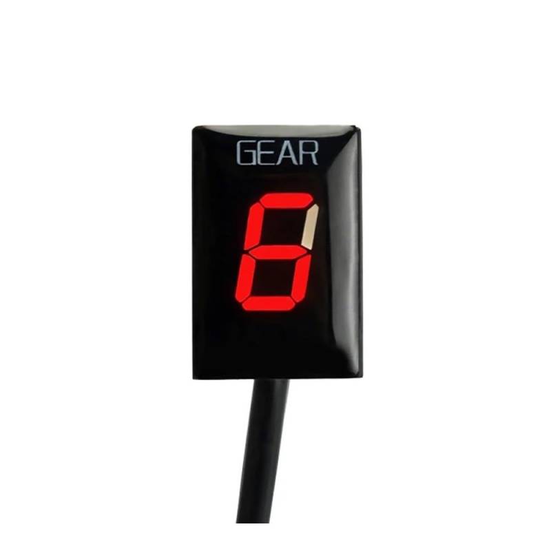 JIIYP Ganganzeige Motorradzubehör Ganganzeige Display Meter Für CBR650F Für CB650F 2016 2017 2018(Red) von JIIYP