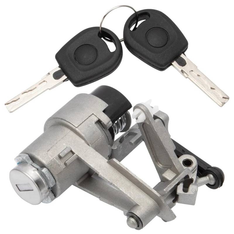 JIIYP Kofferraum Türschloss FÜR Seat Für Arosa 1997-2003 Auto Heckklappe Trunk Boot Lock Zylinder Mit 2 Schlüssel 1J6827297G Kofferraum Schloss von JIIYP