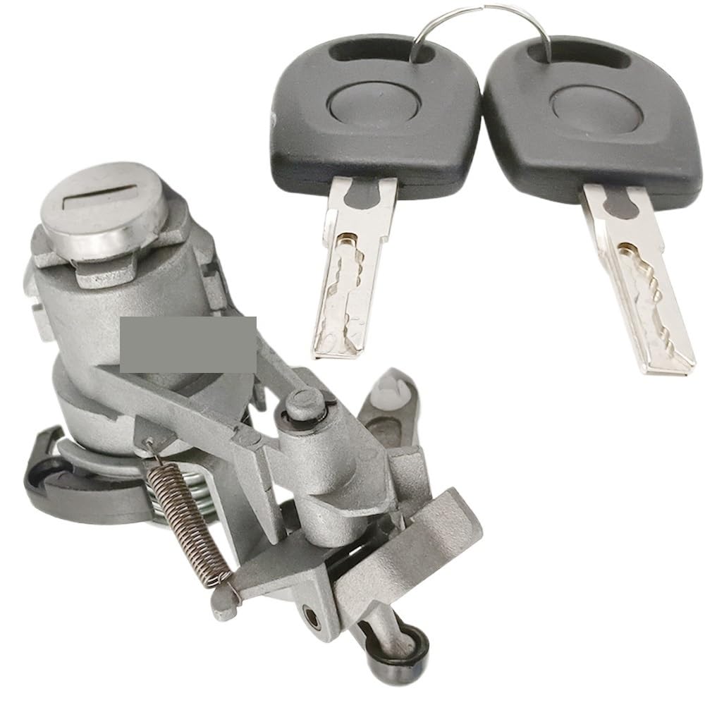 JIIYP Kofferraum Türschloss Für Golf Heckklappe Gepäck Türgriff Und Schloss Schlüssel 1J6827297G 1J6827565B Kofferraum Schloss(Lock with Two Keys) von JIIYP