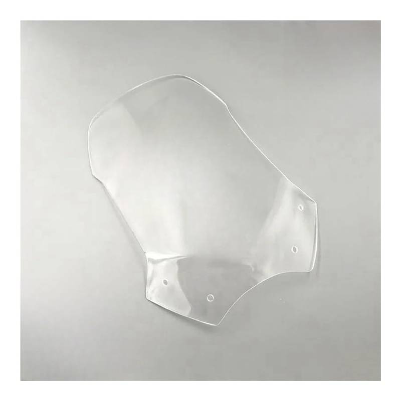 JIIYP Verstellbare Clip-on Windschutzscheibe Für 1200R 2006-2014 Motorrad Windschutzscheibe Windabweiser Motorrad Windschutzscheibe(265MM Transparent) von JIIYP