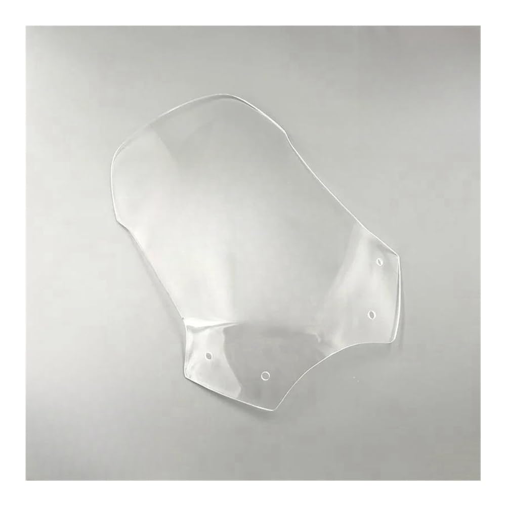 JIIYP Verstellbare Clip-on Windschutzscheibe Für 1200R 2006-2014 Motorrad Windschutzscheibe Windabweiser Motorrad Windschutzscheibe(465MM Transparent) von JIIYP