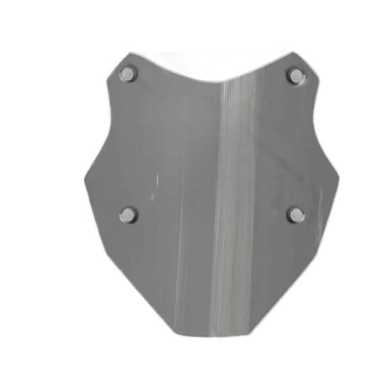 JIIYP Verstellbare Clip-on Windschutzscheibe Für 800MT Windschutzscheibe Motorrad Sport Windschutzscheibe Windabweiser Bildschirm Visier Motorrad Windschutzscheibe(Gray) von JIIYP