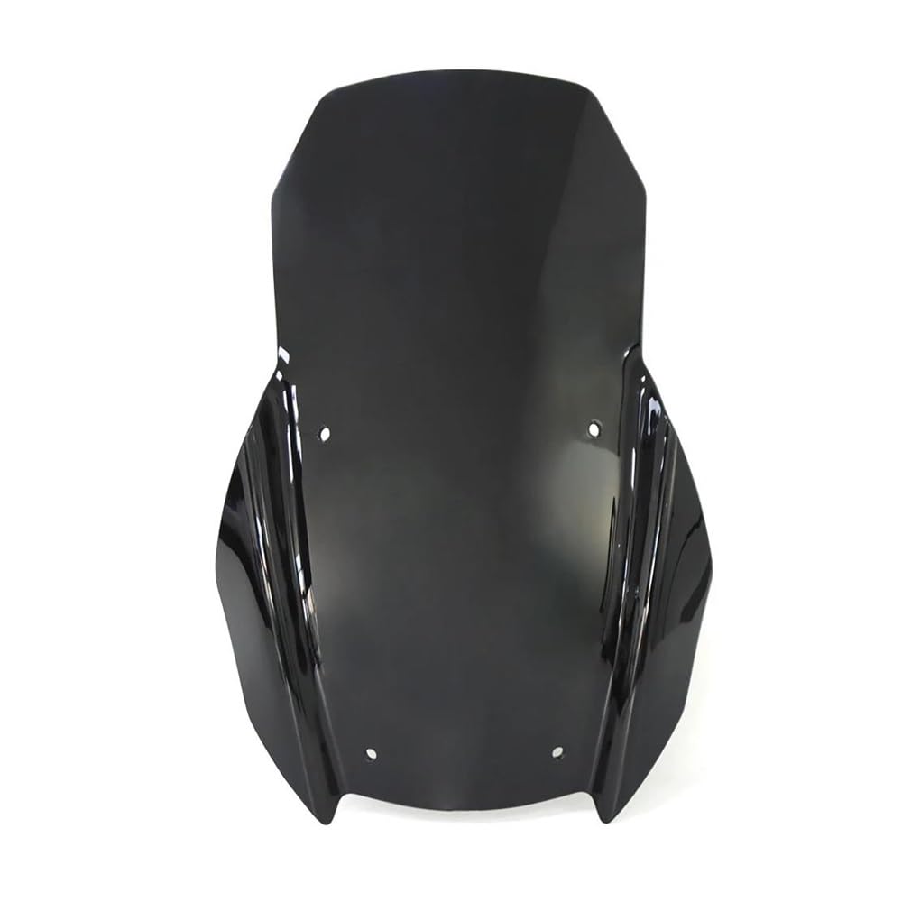 JIIYP Verstellbare Clip-on Windschutzscheibe Für ADV 350 2022 2023 Motorrad Zubehör Windschutzscheibe Windschutz Windschutz Deflektor Spoiler Schutz(Black) von JIIYP