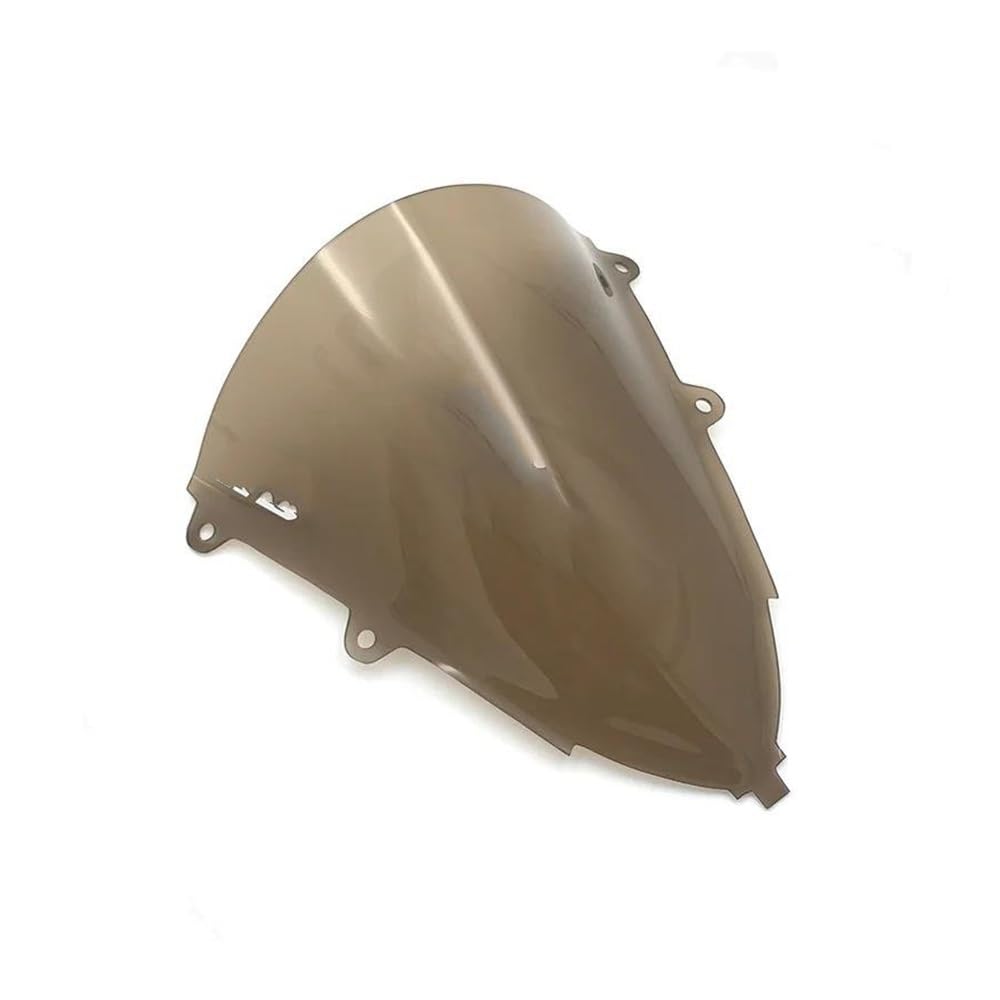 JIIYP Verstellbare Clip-on Windschutzscheibe Für CBR650R 2019-2022 Motorradzubehör Windschutzscheibe Windabweiser(Brown) von JIIYP