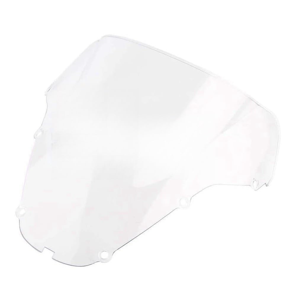 JIIYP Verstellbare Clip-on Windschutzscheibe Für CBR929 Für CBR900RR 2000 2001 Motorrad Windschutzscheibe Windschutz Bildschirm Windschutzscheibe Spoiler(White) von JIIYP