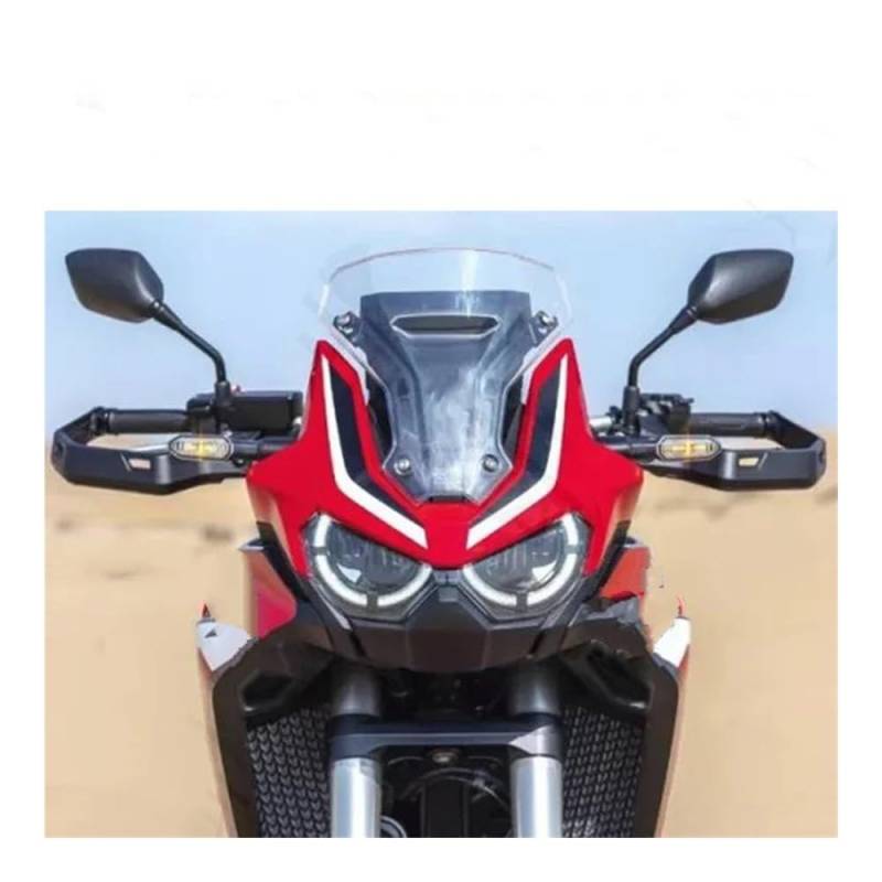 JIIYP Verstellbare Clip-on Windschutzscheibe Für CRF1100L Für Afrika Für Twin Für Abenteuer 2020 2021 2022 Motorrad Für Sport Windschutzscheibe Windschutz Windabweiser von JIIYP