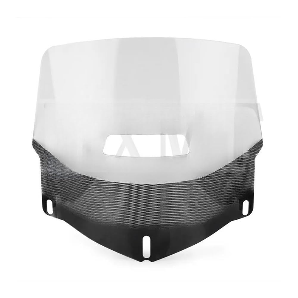 JIIYP Verstellbare Clip-on Windschutzscheibe Für Goldwing Für GL1800 2001-2017 Motorrad Windschutzscheibe Windschutz Bildschirm Front Verkleidung Deflektor(White) von JIIYP