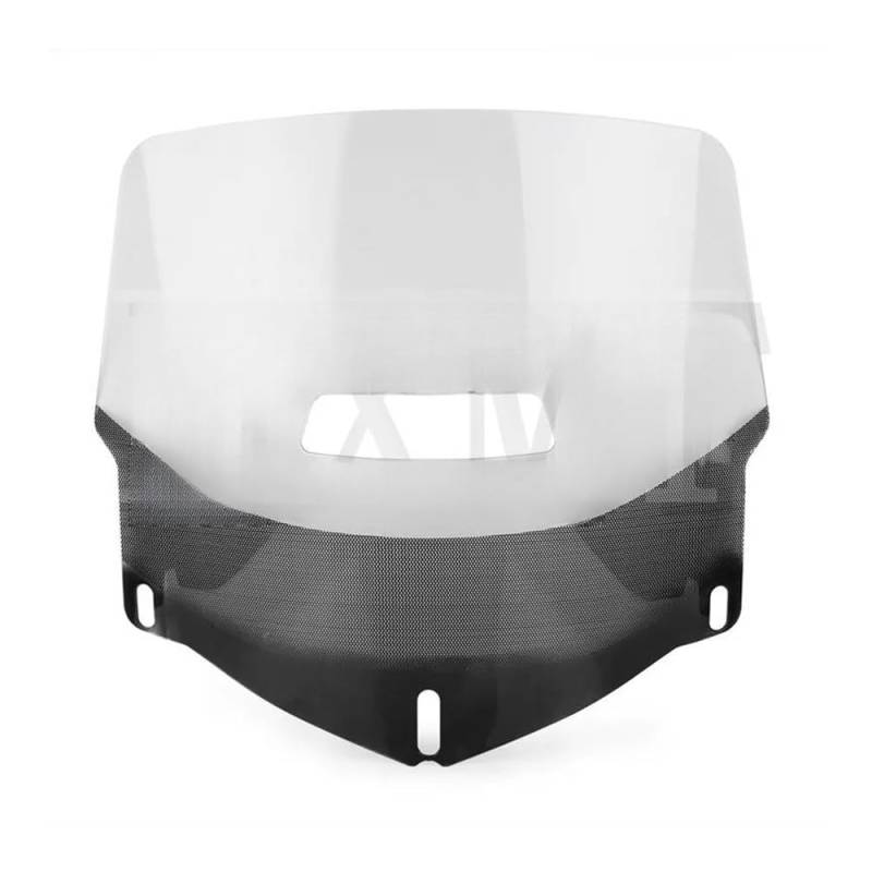 JIIYP Verstellbare Clip-on Windschutzscheibe Für Goldwing Für GL1800 2001-2017 Motorrad Windschutzscheibe Windschutz Bildschirm Front Verkleidung Deflektor(White) von JIIYP