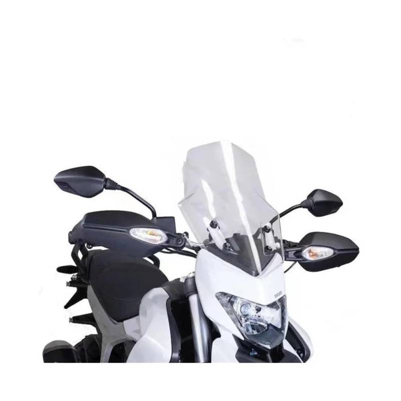 JIIYP Verstellbare Clip-on Windschutzscheibe Für Hyperstrada 821 939 2013 2014 2015 Für Touring Für Sport Windschutzscheibe Windschutz Windabweiser von JIIYP