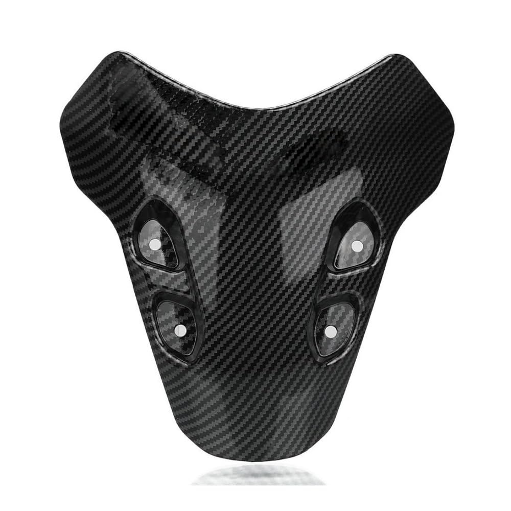 JIIYP Verstellbare Clip-on Windschutzscheibe Für MT-07 2021 2022 2023 Motorrad Windschutz Verlängerung Windschutzscheibe Spoiler Winde Deflektor Zubehör(Carbon Fiber) von JIIYP