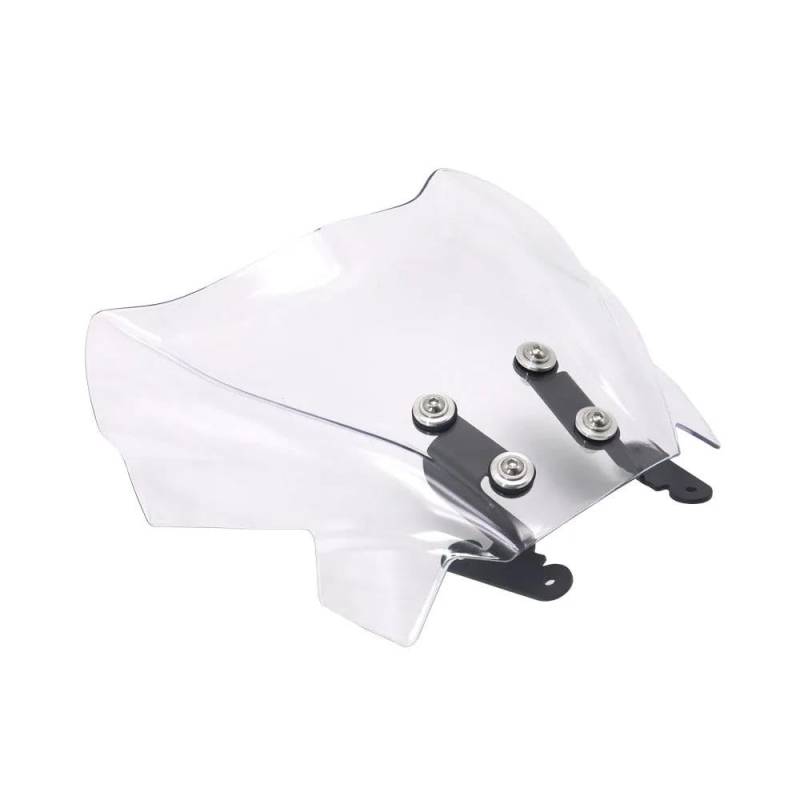 JIIYP Verstellbare Clip-on Windschutzscheibe Für MT07 2021 Motorrad Teile Windschutz Windschutz Air Wind Protector Deflektor Schutz(Transparent) von JIIYP