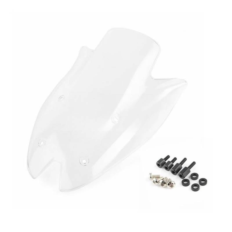 JIIYP Verstellbare Clip-on Windschutzscheibe Für NI&nja Für Z1000 2010 2011 2012 2013 Motorrad Windschutzscheibe Windschutz Verkleidung Windschutzscheibe Spoiler(White) von JIIYP