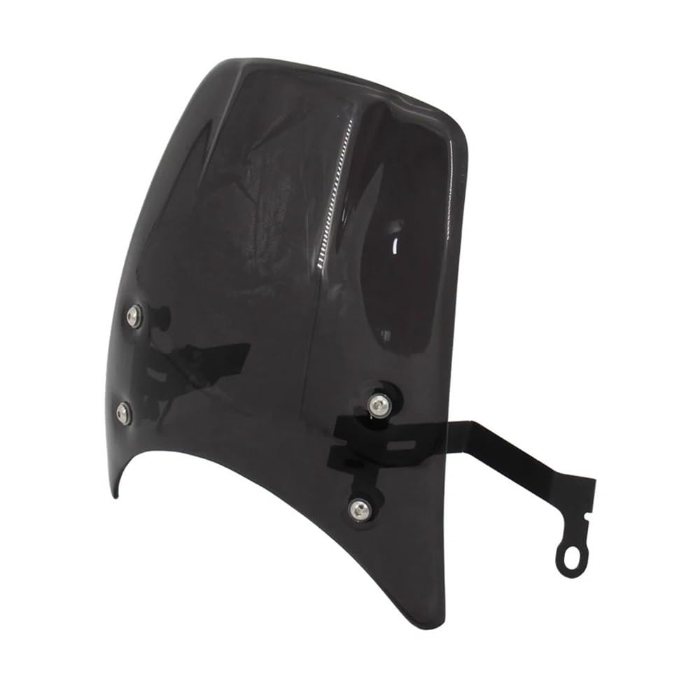 JIIYP Verstellbare Clip-on Windschutzscheibe Für R Nine T 2014-2020 Motorrad Windschutzscheibe Windschutz Einstellbare Windabweiser Motorrad Zubehör(Black Gray) von JIIYP