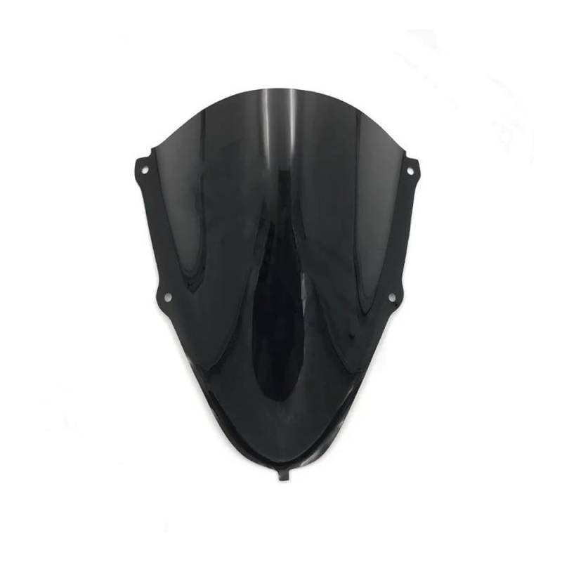 JIIYP Verstellbare Clip-on Windschutzscheibe Für RSV 4 Für RS4 125 50 2021 2022 2023 Motorrad Windschutzscheibe Windschutz Bildschirm Windabweiser(Black) von JIIYP