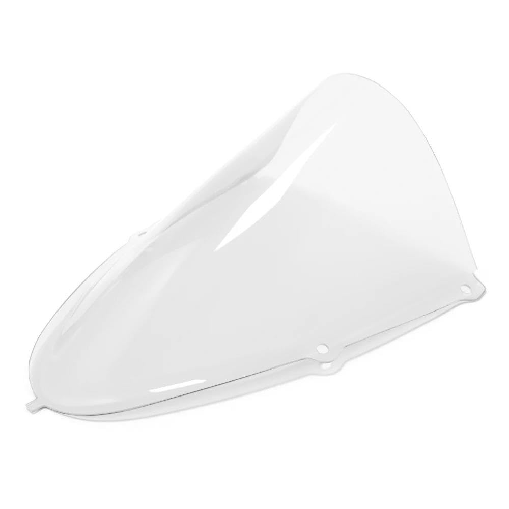 JIIYP Verstellbare Clip-on Windschutzscheibe Für RSV 4 Für RSV4 R 2021 2022 2023 Motorrad Windschutzscheibe Windschutz Bildschirm Windabweiser(Transparent) von JIIYP