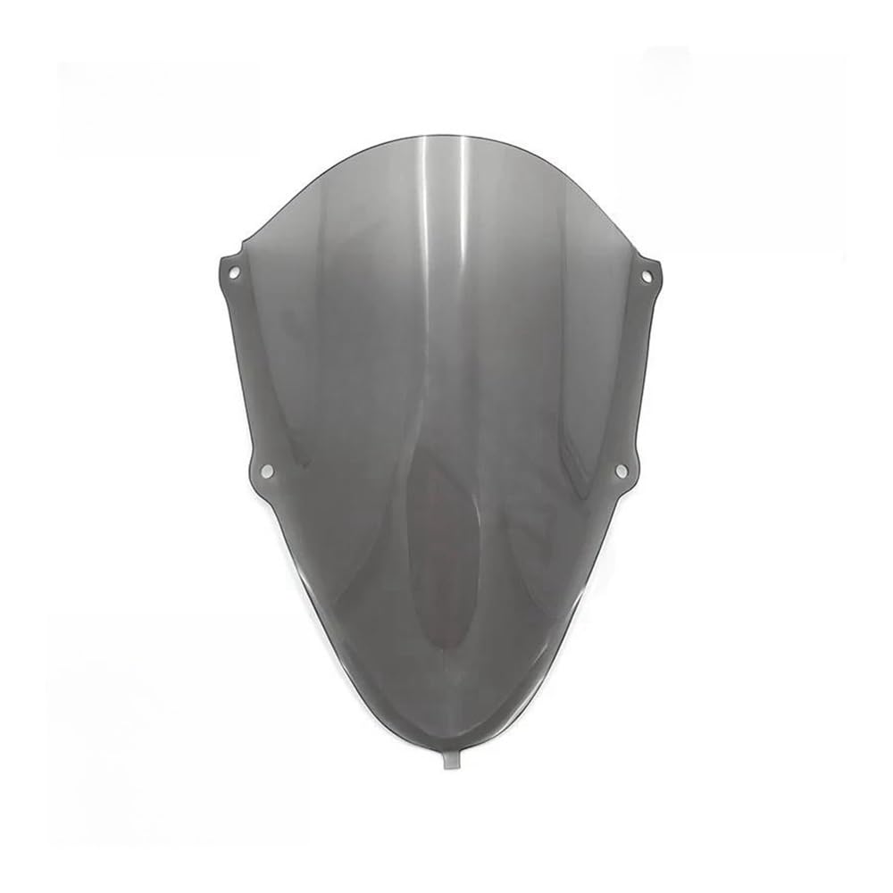 JIIYP Verstellbare Clip-on Windschutzscheibe Für RSV4R Für RS4 125 50 2021 2022 2023 Motorrad Windschutzscheibe Windschutz Bildschirm Windabweiser(Gray) von JIIYP