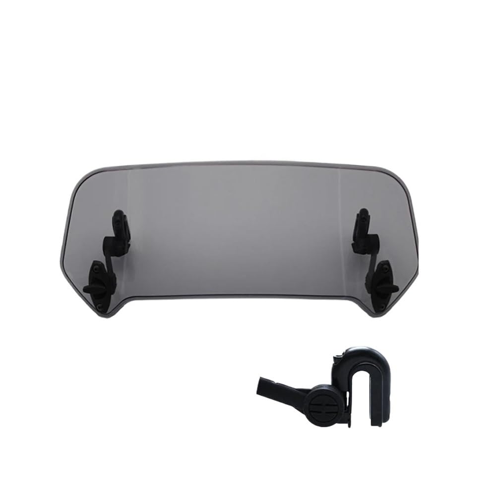 JIIYP Verstellbare Clip-on Windschutzscheibe Für X-ADV 750 Für X-ADV 350 Für ADV 150 Für Integra750 Motorrad Windschutzscheibe Verlängerung Einstellbare Spoiler Deflektor(Large Styles 2) von JIIYP