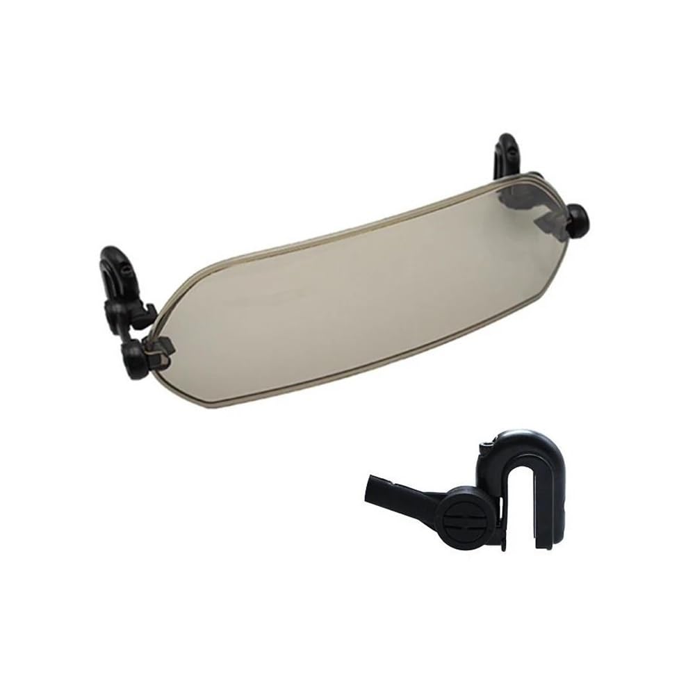 JIIYP Verstellbare Clip-on Windschutzscheibe Für X-ADV 750 Für X-ADV 350 Für ADV 150 Für Integra750 Motorrad Windschutzscheibe Verlängerung Einstellbare Spoiler Deflektor(Small Styles 1) von JIIYP