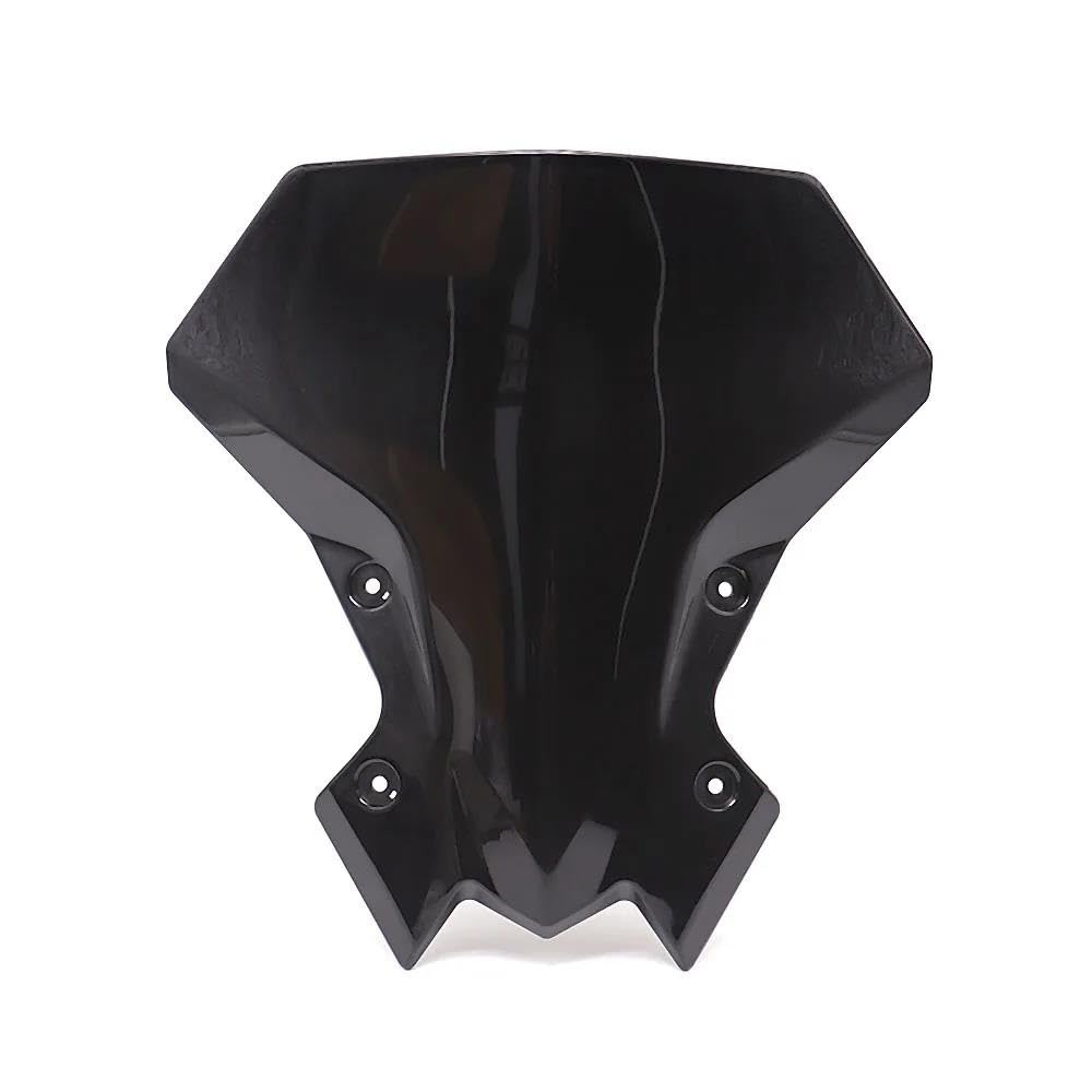 JIIYP Verstellbare Clip-on Windschutzscheibe Für Z-900 Für Z650 2020 2021 2022 Motorrad Für Sport Für Touring Windschutz Windschutz Visier Deflektor(Black) von JIIYP