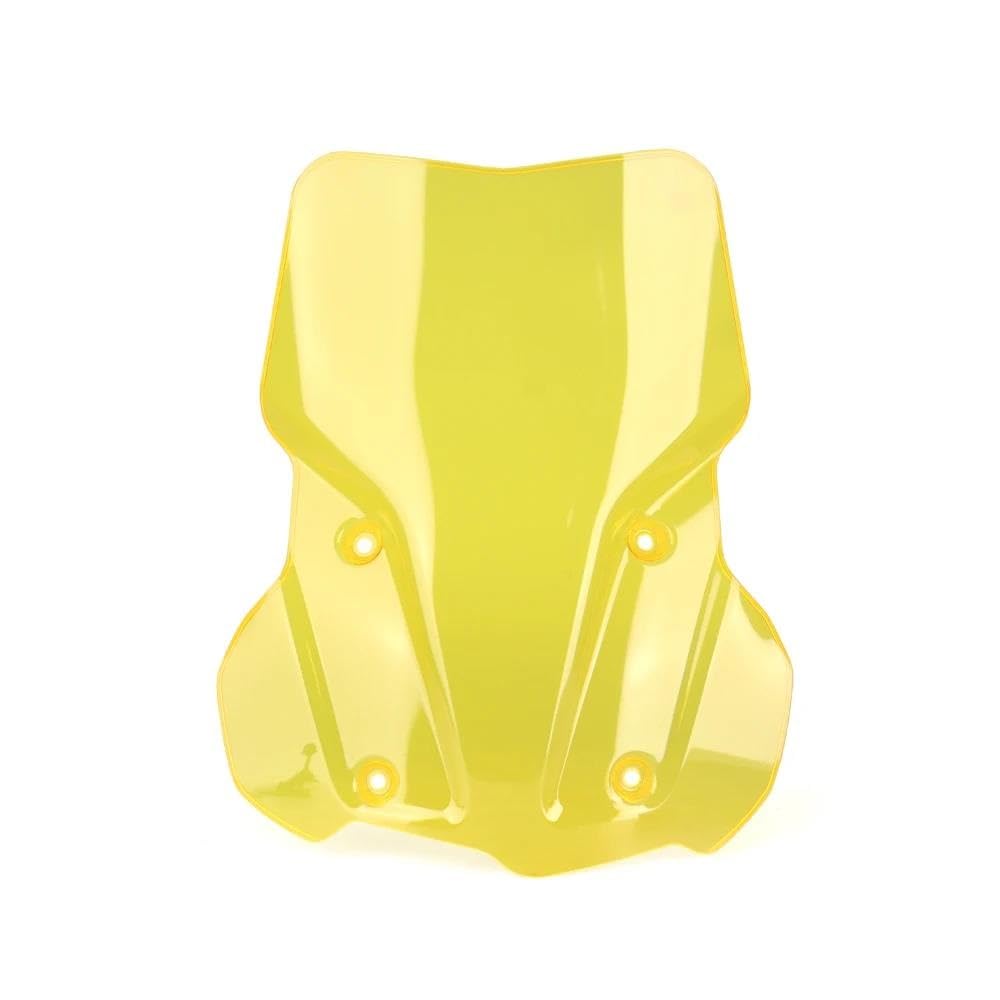 JIIYP Verstellbare Clip-on Windschutzscheibe Motorrad Teile Frontscheibe Für F850GS 2024 Windschutzscheibe Windschutz Deflektor Schutz(Yellow) von JIIYP