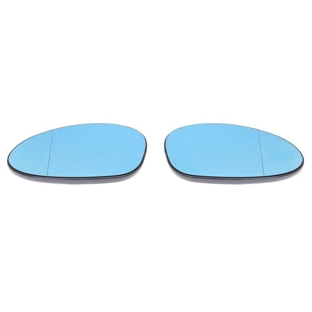 JIIYP beheiztem Flügelspiegelglas Für E46 Für M3 Für 3er Für Coupé Für Cabriolet 2001–2006 Links Rechts Außenspiegel Glass Beheizt Fahrer Beifahrer Seite(1 Pair Blue) von JIIYP