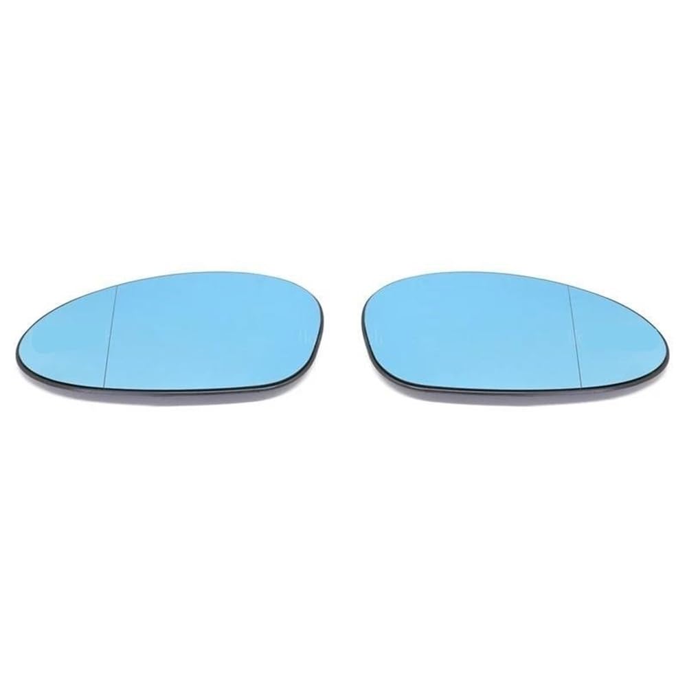 JIIYP beheiztem Flügelspiegelglas Für E85 Für Z4 Für Roadster 2003-2008 Links Rechts Außenspiegel Glass Beheizt Fahrer Beifahrerseite(1 Pair Blue) von JIIYP