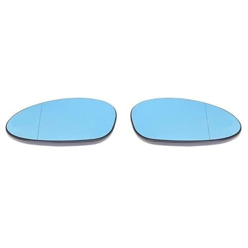 JIIYP beheiztem Flügelspiegelglas Für E86 Für Z4 Für Coupe 2006-2008 Links Rechts Außenspiegel Glass Beheizt Fahrer Beifahrerseite(1 Pair Blue) von JIIYP