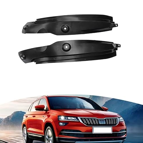 Zubehör Kotflügel for Skoda Karoq 2016 2017 2018 2019 2020 2021 Auto mordguard Anti schmutz Abdeckung vorne hinteren Reifen Matte modifizieren (Color : Black) von JIJIONG