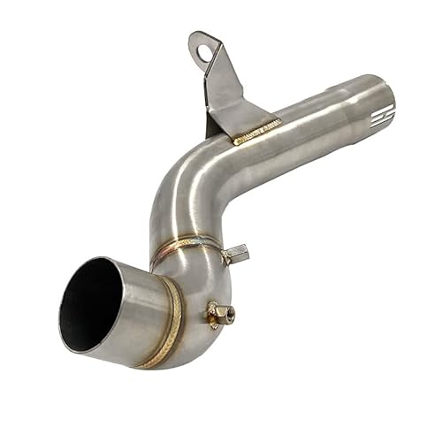 Zubehör Motorrad modifizierter Katalysator Löschen Rohrabsaugung Middle Rohr Edelstahl langlebig for BMW F750GS F850GS 2018-2020 F750 F 850 GS ADV (Color : Decat Pipe) von JIJIONG