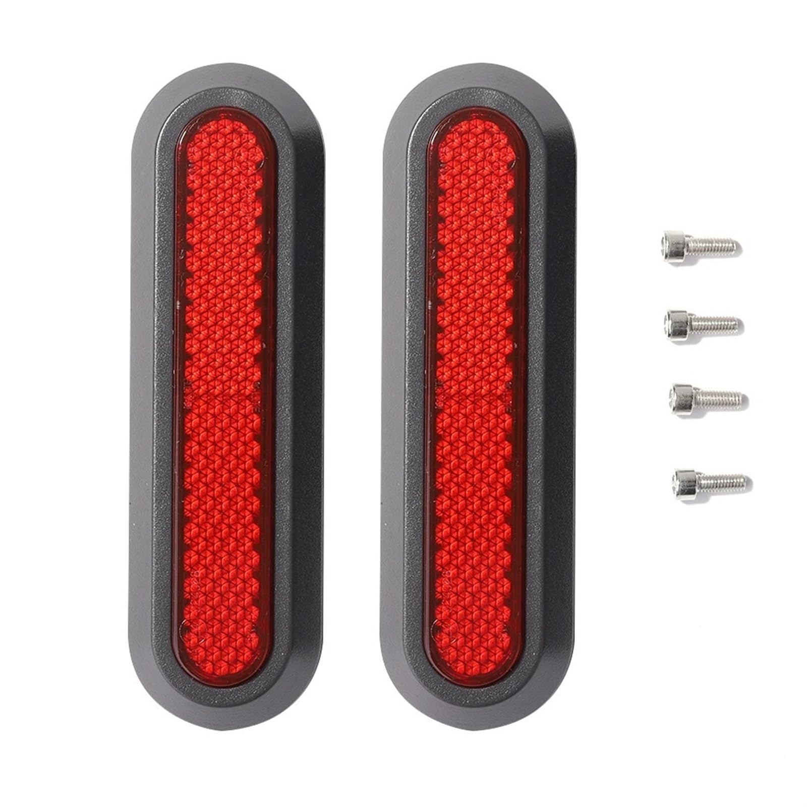 Reflektorstreifen 2/4x Radabdeckung Radkappe Schutzhüllen Reflektierende Aufkleber, for Xiaomi, Mi Electric Scooter Pro 2 M365 Scooter Zubehör(C) von JIMYRA