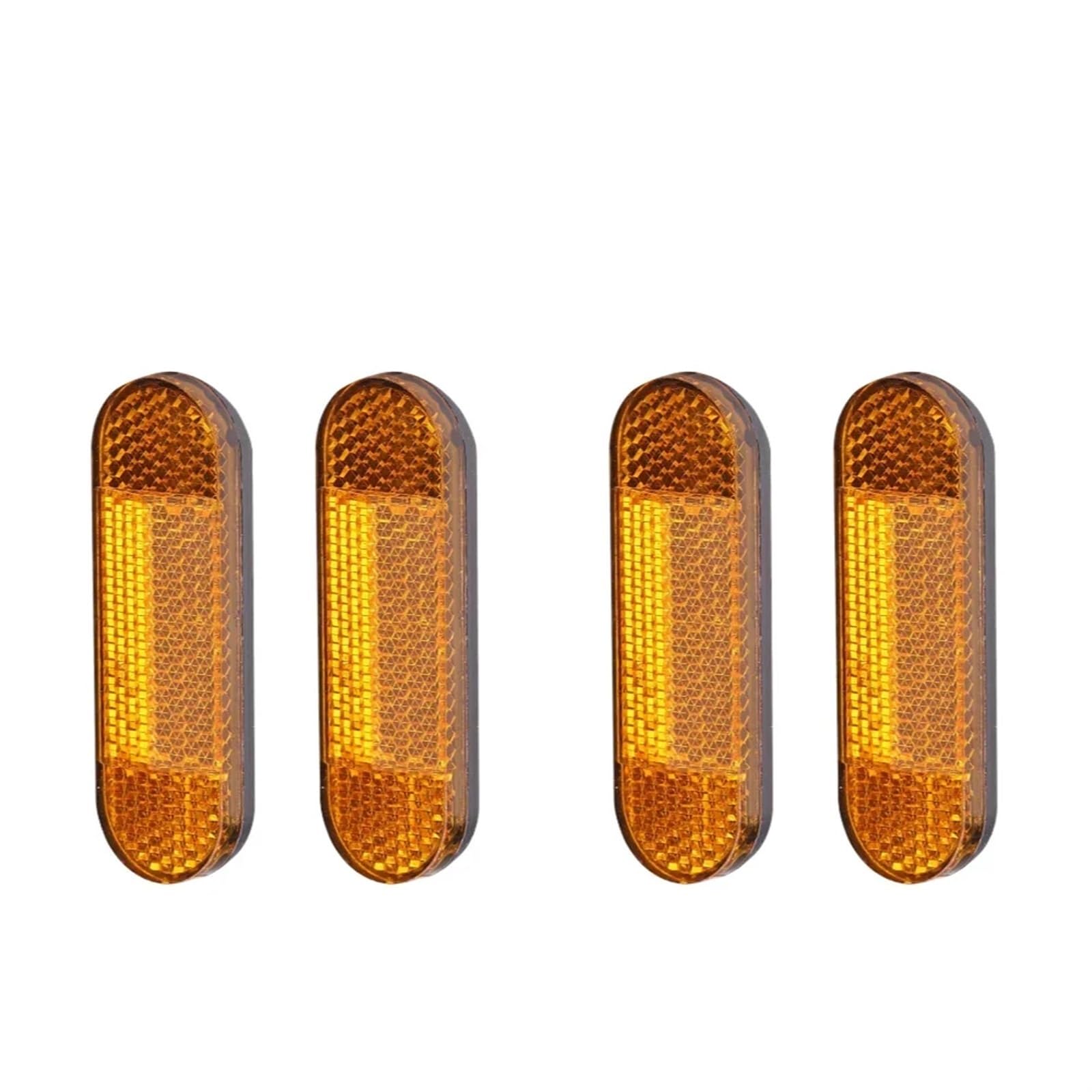 Reflektorstreifen 4-teilige Radabdeckungs-Schutzschale, for Xiaomi, 4 Mi 4 M365 Pro, reflektierender Lichtreflektoraufkleber, Elektroroller-Zubehör(4pcs) von JIMYRA