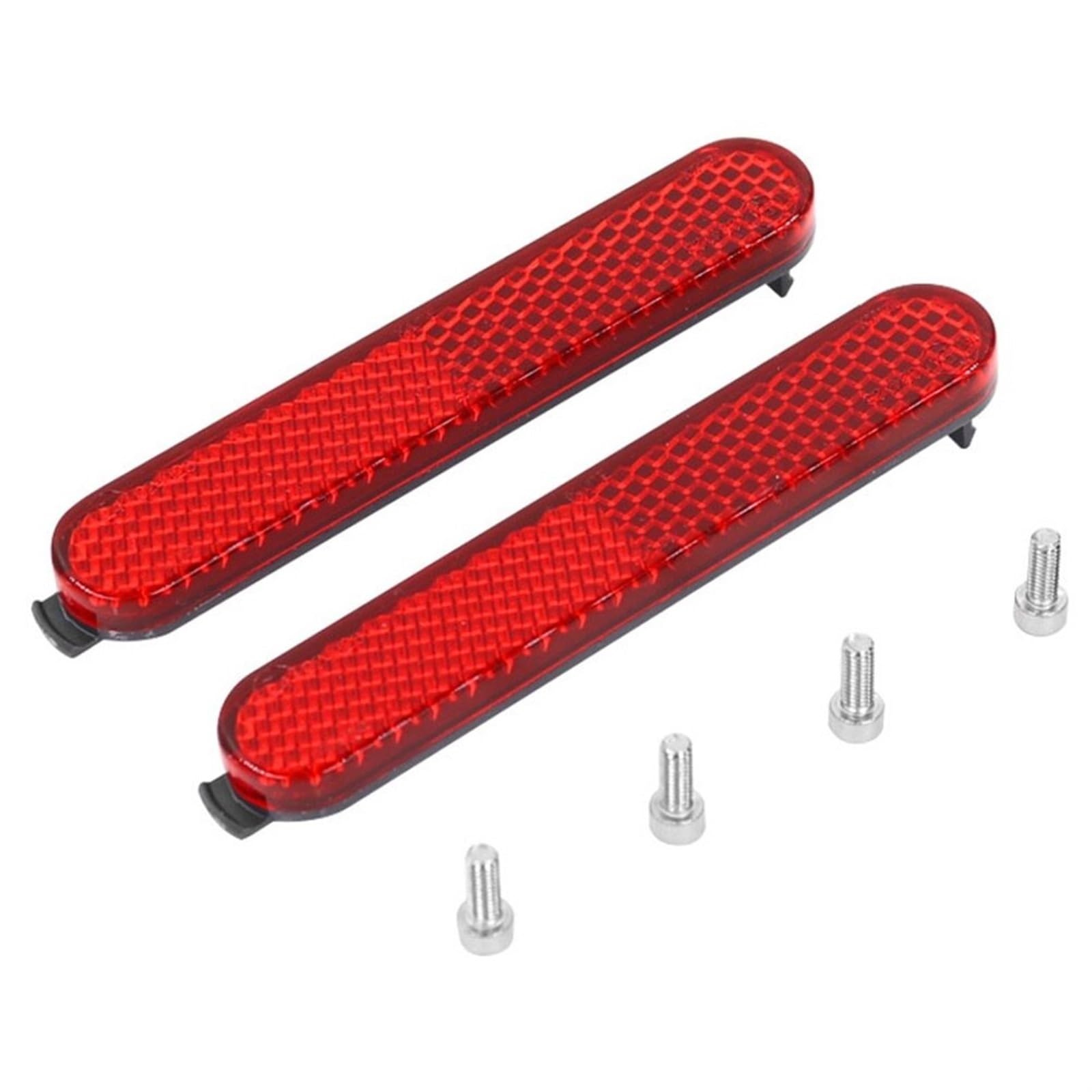 Reflektorstreifen Radabdeckung for Elektroroller, Schutzschale, seitlicher Reflektorstreifen, for Xiaomi, Pro2 Scooter, E-Scooter-Zubehör(Red) von JIMYRA