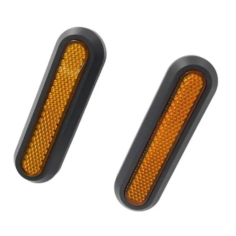 Reflektorstreifen Radabdeckungs-Schutzschale, for Xiaomi, Elektroroller Pro 2/1S/m365 Pro, Sicherheits-Reflexrohr for vorne und hinten, Nachtreflektorteile(2pcs Side Reflector) von JIMYRA